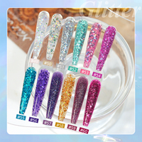 Gel UV Scintillant Laser 30ml pour Ongles, Fournitures pour Ongles, Gel Acrylique OEM/ODM, Sans HEMA, Gel Adhésif pour Strass et Nail Art