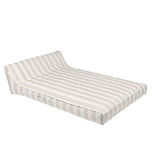 Tumbona Doble <span class=keywords><strong>de</strong></span> Lona <span class=keywords><strong>de</strong></span> Lujo para Piscina, Estética, con Rayas, Hamaca Flotante para 2 Personas, Juguete Acuático Extra Grande - Product Image 4