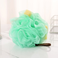 Éponge ronde de bain douche luffa 30g pouf en maille de bain boule de douche épurateur de corps éponge de bain exfoliante pour femmes et hommes