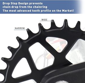 Pédalier de vélo de montagne pour <span class=keywords><strong>VTT</strong></span>, compatible avec les roues libres à 6/7/8/9/10 vitesses - Product Image 4