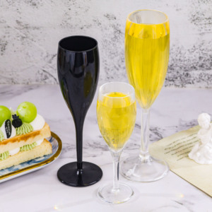 Copa medieval de plástico de champán de alto rendimiento, vaso de vino púrpura, copa de plástico, flautas de champán - Product Image 3