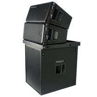 SUB8004 Caisson de basses de 18 pouces Bobine vocale de 4,0 pouces Amplificateur DSP de scène Haut-parleurs professionnels Caisson de basses actif de 18 pouces