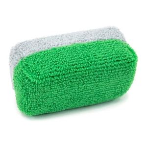 Microfiber Applicator Sponge Car Wash Pads with <b>Plastic</b> Barrier High Absorption Square Design for Deep Cleaning - Product Image 2