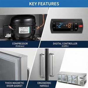 Refrigerador Bajo Mostrador SWENZA para Cocina Comercial de Restaurante, Enfriador de <span class=keywords><strong>Aire</strong></span> Bajo Mostrador - Product Image 4