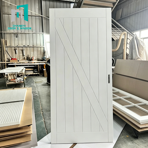 <span class=keywords><strong>Porte</strong></span> <span class=keywords><strong>de</strong></span> grange en <span class=keywords><strong>bois</strong></span> moderne et simple <span class=keywords><strong>pour</strong></span> entrepôt agricole, surface durable, roulettes coulissantes silencieuses et stables - Product Image 5