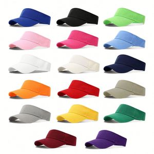 Gorras de Visera Deportivas Unisex con Logotipo Personalizado, Viseras Abiertas para Golf, Viajes, Verano, Playa, Piscina, Tenis, Regalo Promocional - Product Image 1