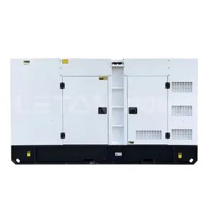 Leton Power Home Gebruik Generator 30kw 40kw 50kw 75kw 100kw 100kva 120kva Super Stille Regen Proof Ricardo Diesel Generator