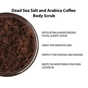 Exfoliante Corporal Personalizado con Etiqueta Privada para Estrías, Líneas Finas y Arrugas, Hidratante con Sal del Mar Muerto y Café Arábica - Product Image 3