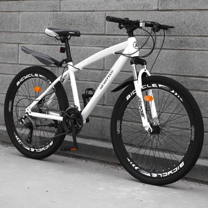 Bicicletta da Corsa con Ammortizzazione a 21/24/27 Velocità, Telaio in Acciaio al Carbonio, Mountain Bike da 26 Pollici per Adulti - Product Image 2
