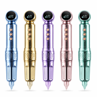 Stylo de maquillage permanent électrique sans fil OEM ODM avec longueur de trajectoire réglable, écran numérique et 2 batteries