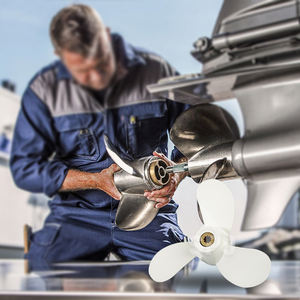 Hélice marine à 3 pales 6L5-45952-00-00 pour moteur <span class=keywords><strong>Yamaha</strong></span> 2,5 CV, 7 1/4"x5 1/2", en alliage d'aluminium, pour moteur <span class=keywords><strong>hors</strong></span>-<span class=keywords><strong>bord</strong></span> - Product Image 6