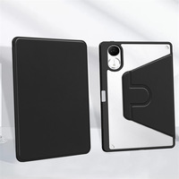 Étui pour tablette avec support rotatif à 360 degrés pour Xiaomi Redmi Pad 2 (2025) 11 pouces, style livre, rotation horizontale/verticale avec porte-stylet