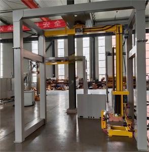 Hoàn toàn tự động ROTARY ARM Pallet máy bao bì cantilever quanh co máy đóng gói phim - Product Image 4