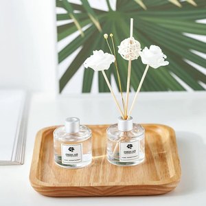 Estick Wholesale Organic Creative Packaging Boxes Luxury Glass Bottle Gift Sets Reed Diffuser with Rattan Sticks