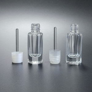 Botella de Vidrio con Gotero Tianjing de 3/6 ml, Transparente, con Punta Redonda Doble, para Pruebas de Perfumes y Aceites Esenciales - Product Image 1