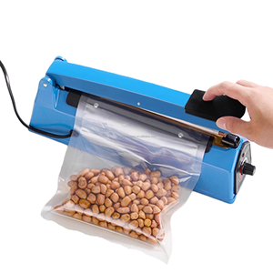 400mm Hand/Manual Press Impulse Sealer - ABS Handheld <b>Plastic</b> Bag Sealing Machine Portable PE/PP Bag Sealer <b>Shrink</b> Wrap/Balloon - Product Image 1