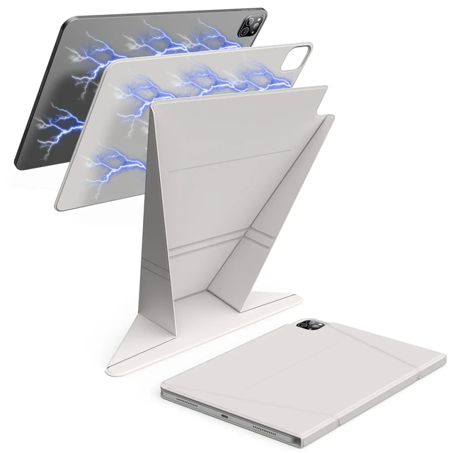 Detachable Magnetic Attachment Slim Trifold Stand Smart Case for iPad Air 11 Inch Case M2(2024) for iPad Air 6th/5th/4th Gen