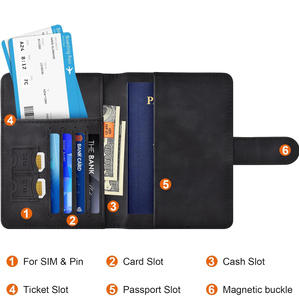 Hộ chiếu chủ cho du lịch hộ chiếu Wallet Bìa trường hợp cho du lịch Phải Haves phụ kiện hộ chiếu cuốn sách Holders đối với phụ nữ và nam giới - Product Image 3