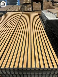 Pannello Acustico <span class=keywords><strong>in</strong></span> <span class=keywords><strong>Legno</strong></span> a Doghe, Design Fonoassorbente <span class=keywords><strong>per</strong></span> Decorazione di <span class=keywords><strong>Interni</strong></span> Commerciali, Hotel, Ristoranti e Uffici - Product Image 1