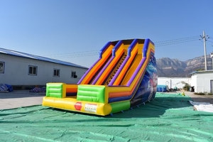 <span class=keywords><strong>Château</strong></span> <span class=keywords><strong>gonflable</strong></span> personnalisé en PVC commercial extérieur plein d'entrain avec toboggan sec <span class=keywords><strong>gonflable</strong></span> à double glissière pour enfants et adultes utilisés - Product Image 4