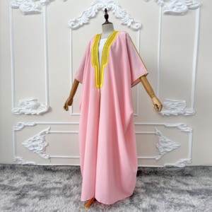 Abito da Sposa <span class=keywords><strong>Arabo</strong></span> Palestinese Rosa <span class=keywords><strong>Abaya</strong></span> Donna Bisht per Addio al Nubilato Dubai 2026 <span class=keywords><strong>Vestito</strong></span> da Sera di Lusso Donna - Product Image 4