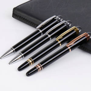 Bolígrafo de Metal con Logotipo Personalizado de Alta Calidad al por Mayor para Oficina de Negocios u Hotel, Regalo Corporativo, Bolígrafo Negro - Product Image 2