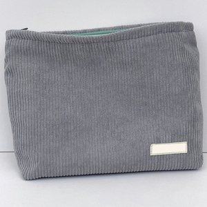Bolsa de Cosméticos Portátil de Pana con Cierre, Estilo Coreano, Ecológica, Duradera, de Gran Capacidad, 26*5.5*18.5 cm, para Mujer - Product Image 1