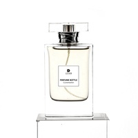 Bouteille de parfum vide de Texture en verre de 75ml, bouteille de parfum personnalisée haut de gamme, vente transfrontalière facile, Offre Spéciale