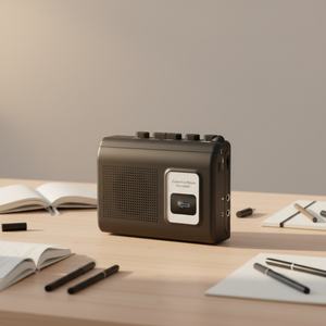 Reproductor de Casetes Vintage de Marca Personalizada, Reproductor de Casetes de Audio Portátil Retro, Walkman con Altavoz, Conector de Alimentación USB Tipo C - Product Image 4