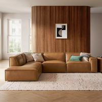 Ensemble de canapés modulables rectangle deux places de luxe modernes et luxueux, meubles de maison de haute qualité, éponge pour salon et hôtel