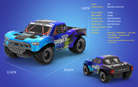 1:18 PVC Racing Truck Modèle Tous les Terrains Monster Truck Électrique Hors Route RC Jouet Voiture Sur Chenilles Rapide 2WD Télécommande Buggy
