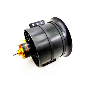 QX-motor 90mm Ducted Fan Jet EDF 12 lâmina 6s 8s12s Potência Do Motor Para frewing RC Avião Modelo Carro Aeronaves Peças De Reposição