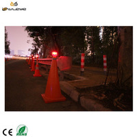 LED d'urgence à énergie solaire magnétique voiture véhicule stroboscope voyant d'avertissement sécurité routière clignotant indicateur de chaussée
