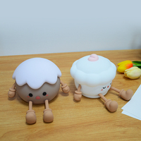 2025 Neues Modell Kreative Mango-Silikon-LED-Nachtlampe Niedliche Dekorative USB-Aufladbare Nachtbeleuchtung Originelles Geschenk für Kinderzimmer