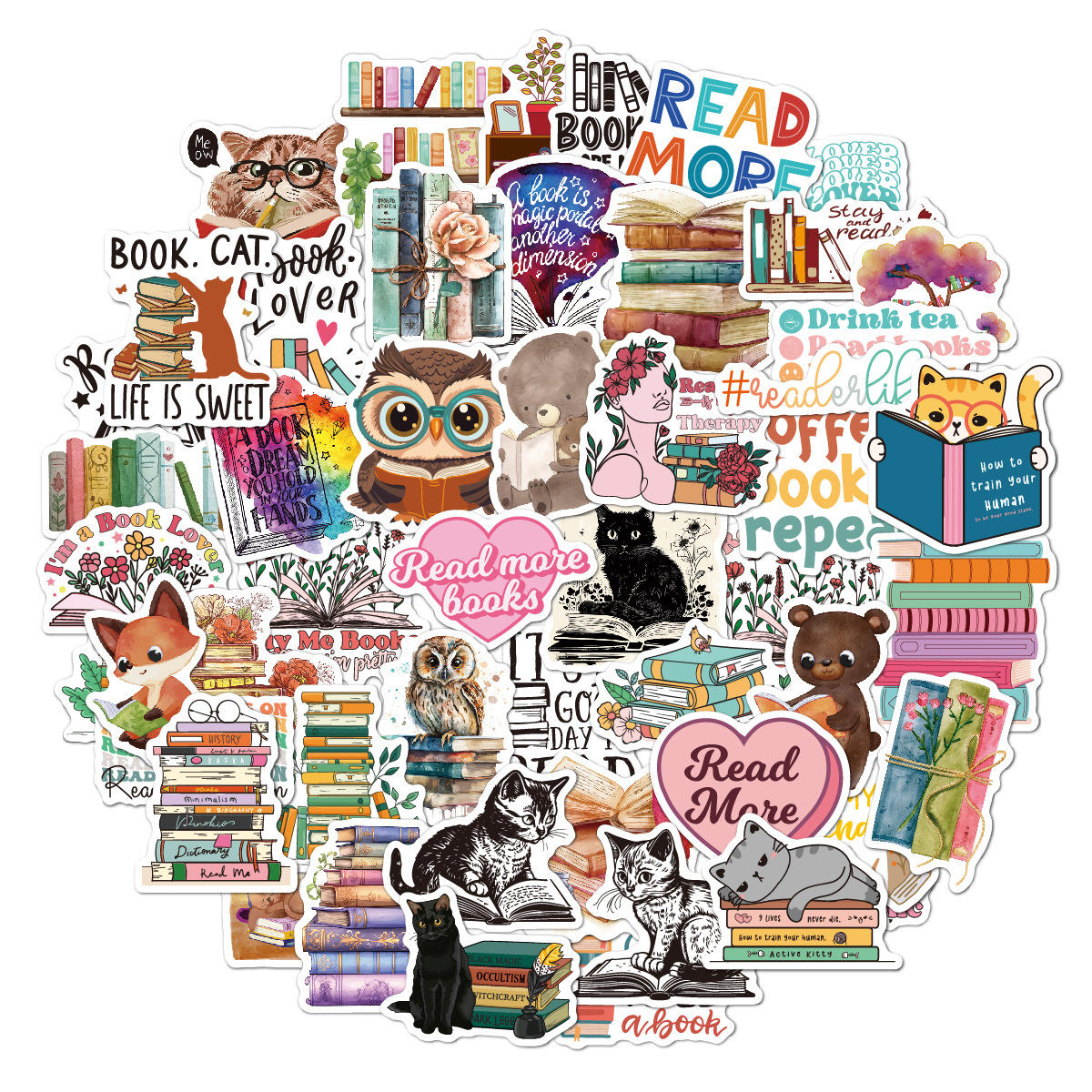 N09 new reading stickers 50d