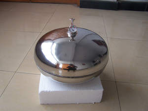 طفاية حريق أوتوماتيكية معلقة بالسقف من الفولاذ المقاوم للصدأ SUS304 بضغط تشغيل 18 بار سعة 6 لتر 9 لتر 12 لتر 15 لتر 20 لتر - Product Image 2