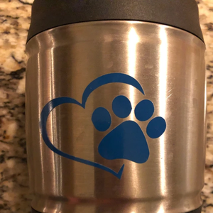 Tùy Chỉnh Bao Bì Nhãn Hình Trái Tim Với Chân Tình Yêu Chân Vinyl Trang Trí Sticker Cho Máy Tính Xách Tay Dán Cửa Sổ Xe Decals Nhãn - Product Image 3