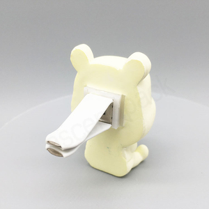 Clip <span class=keywords><strong>de</strong></span> sortie <span class=keywords><strong>de</strong></span> voiture en forme d'ours, Logo personnalisé, en céramique parfumé, diffuseur d'huile aromatique, <span class=keywords><strong>pierre</strong></span> aromatique, 1 pièce - Product Image 4