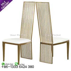 Foshan Sinoperfect Furniture <b>High</b> Quality Decoration Stainless Steel Banquet Party Wedding Stackable Stacking Rental Event <b>Chair</b> - Product Image 4