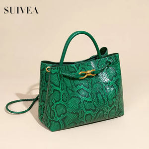 Monedero de lujo con estampado de serpiente, bolso de mano de gran capacidad, bolso de hombro elegante con hebilla de Metal, bolso de mano para mujer, bolso de mano para mujer al por mayor - Product Image 2