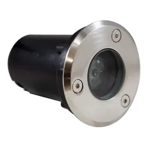 Da incasso 1W RGB LED giardino luci multicolore telecomando pacchetto di 10 pezzi - Product Image 1