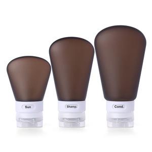 Botellas de Silicona para Viaje, 89 ml, Reutilizables, Juego Portátil con Etiquetas para Jabón, Champú, Loción, Acondicionador, Protector Solar - Product Image 5