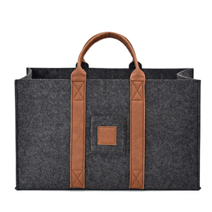 Cestino pieghevole <span class=keywords><strong>in</strong></span> feltro cesto <span class=keywords><strong>in</strong></span> <span class=keywords><strong>legno</strong></span> di legna da ardere tascabile per il trasporto di <span class=keywords><strong>legno</strong></span> - Product Image 4