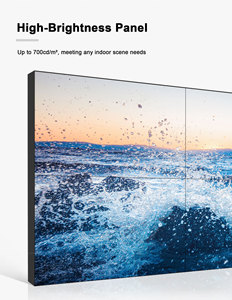 Hdfocus 46 49 55 65 inch Độ sáng cao 2k 4k 0.88mm 1.7mm 1.8mm 2.6mm 3.5mm bezel Bảng điều khiển ban đầu chia LCD video tường hiển thị - Product Image 2