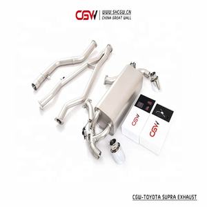 Silenciador de escape feito sob encomenda, silenciador de aço inoxidável ou titânio para toyota supra 3.0t ano 2019 para presente - Product Image 3