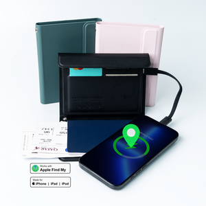 Portefeuille RFID 3-en-1 avec porte-cartes, chargeur portable 4000 mAh et fonction de localisation de passeport - Product Image 4