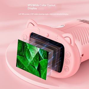 Mikroskop Mainan Edukasi Sains Plastik Portabel Genggam Kinder Baru dengan Layar Warna HD IPS 2-inci yang Dapat Direkam, Perbesaran 100x - Product Image 2