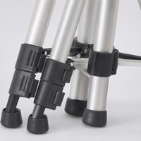 Trépied en aluminium réglable de qualité industrielle/DIY pour niveau laser, pieds télescopiques, montage fileté 5/8" M16, support de trépied