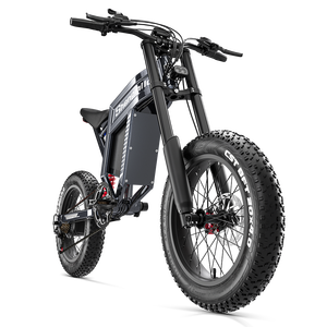 มอเตอร์ไซค์วิบาก 1500W 60V 30AH สปอร์ต MTB มอเตอร์ดุมล้อหลัง แบตเตอรี่ลิเธียม ดิสก์เบรกไฮดรอลิก อะลูมิเนียม - Product Image 2