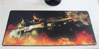 Bureau de jeu tout-en-un avec tapis de souris RGB LED souple de 60 pouces de longueur pour les grands joueurs Ac14lb-pro